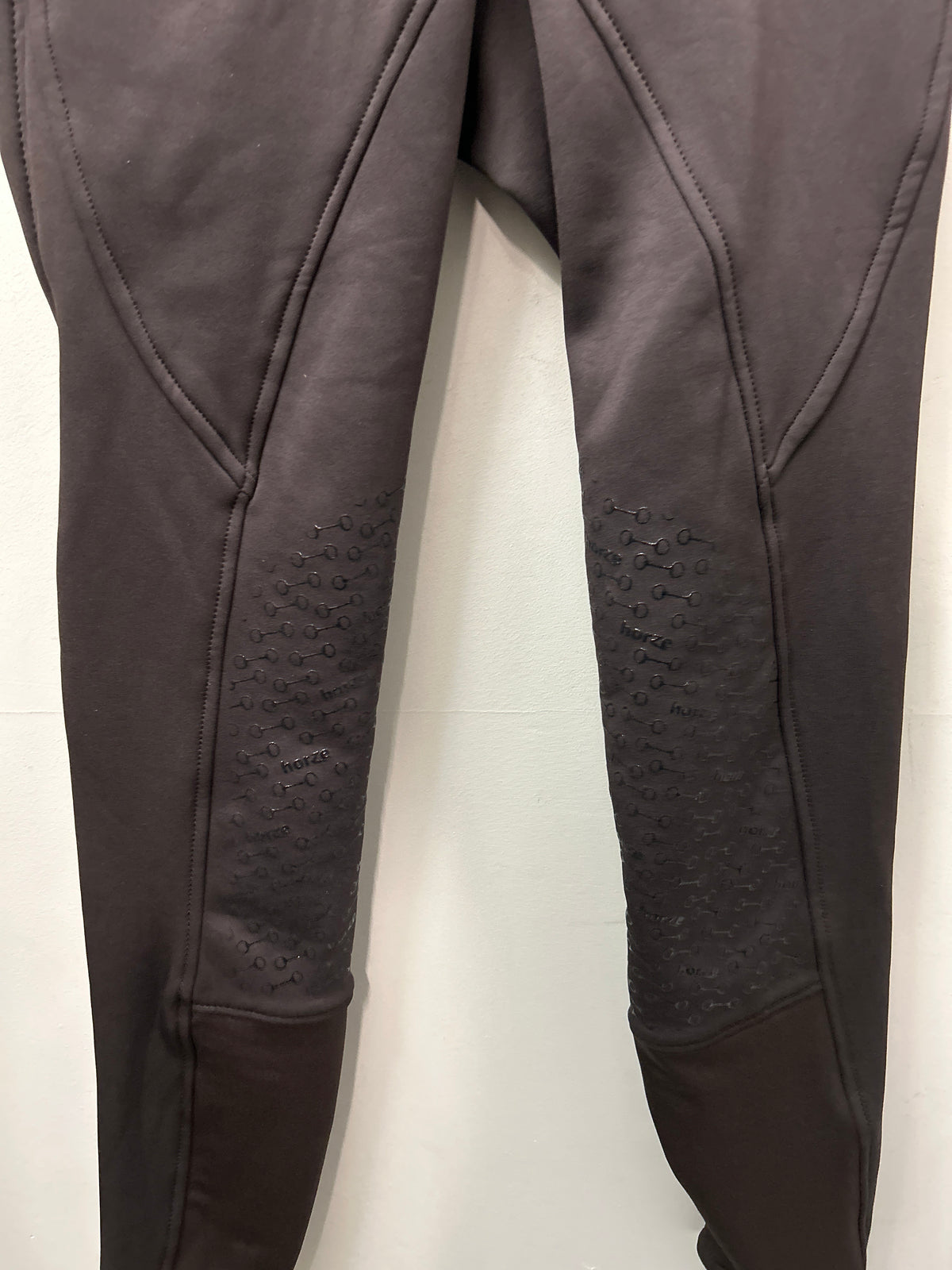Horze Brown Knee Patch Winter Breeches 24-Breeches-Consignment-Evolution Equestrian Co.