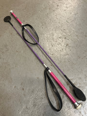 Horze Pink/Purple Crop 26"-Horse Training-Consignment-Evolution Equestrian Co.