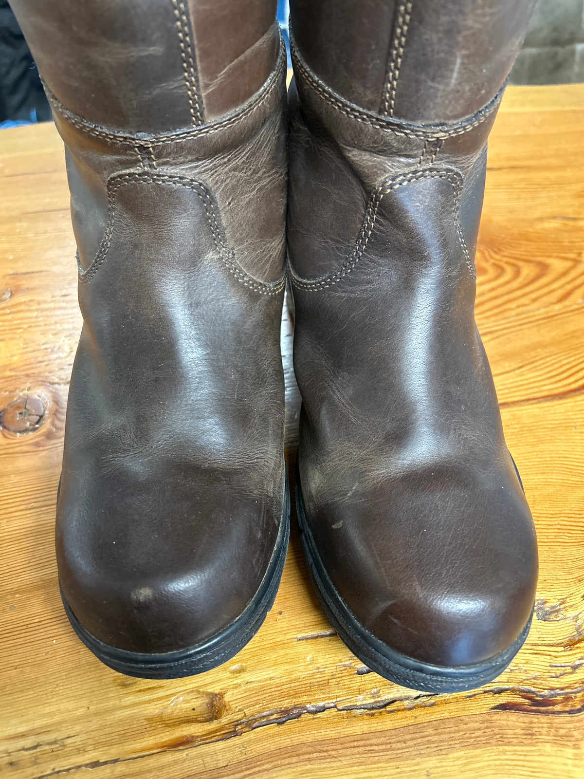Horze Rovigo Country Boots 9-Footwear-Consignment-Evolution Equestrian Co.