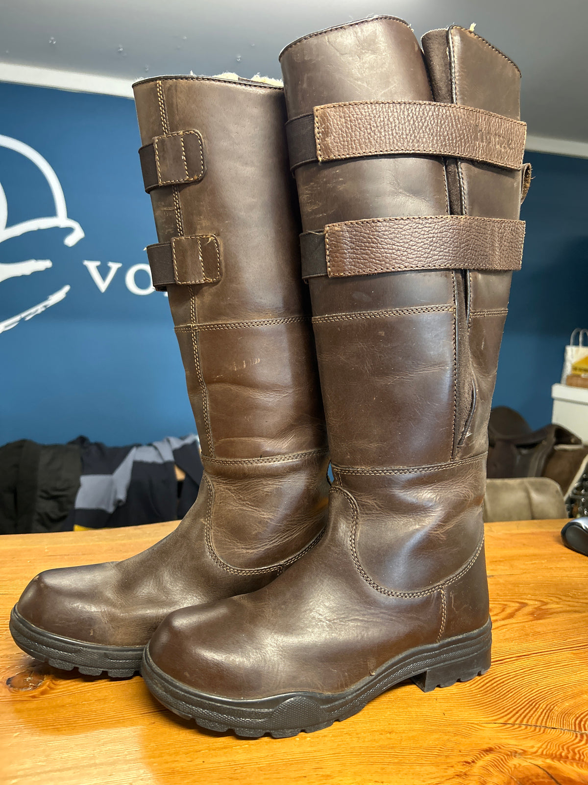 Horze Rovigo Country Boots 9-Footwear-Consignment-Evolution Equestrian Co.