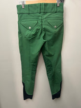 Load image into Gallery viewer, Derby On the Hunt Green Breeches 26
