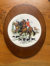 Load image into Gallery viewer, Marcus Handicraft Vintage Plaque Hunting Scence
