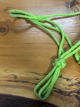Load image into Gallery viewer, Burwash Lime Green Rope Halter
