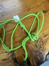 Load image into Gallery viewer, Burwash Lime Green Rope Halter
