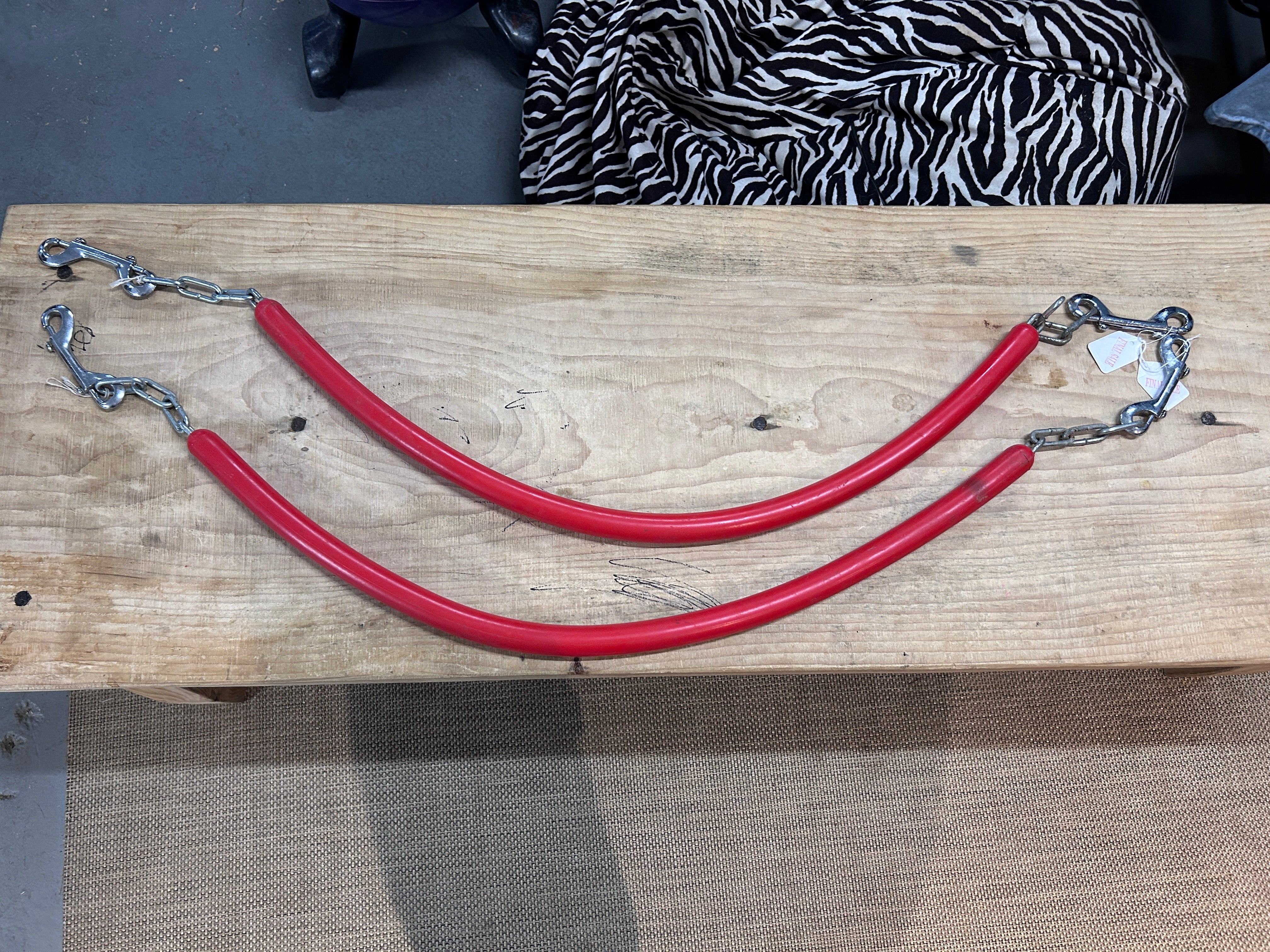 Rubber Stall Guard Red