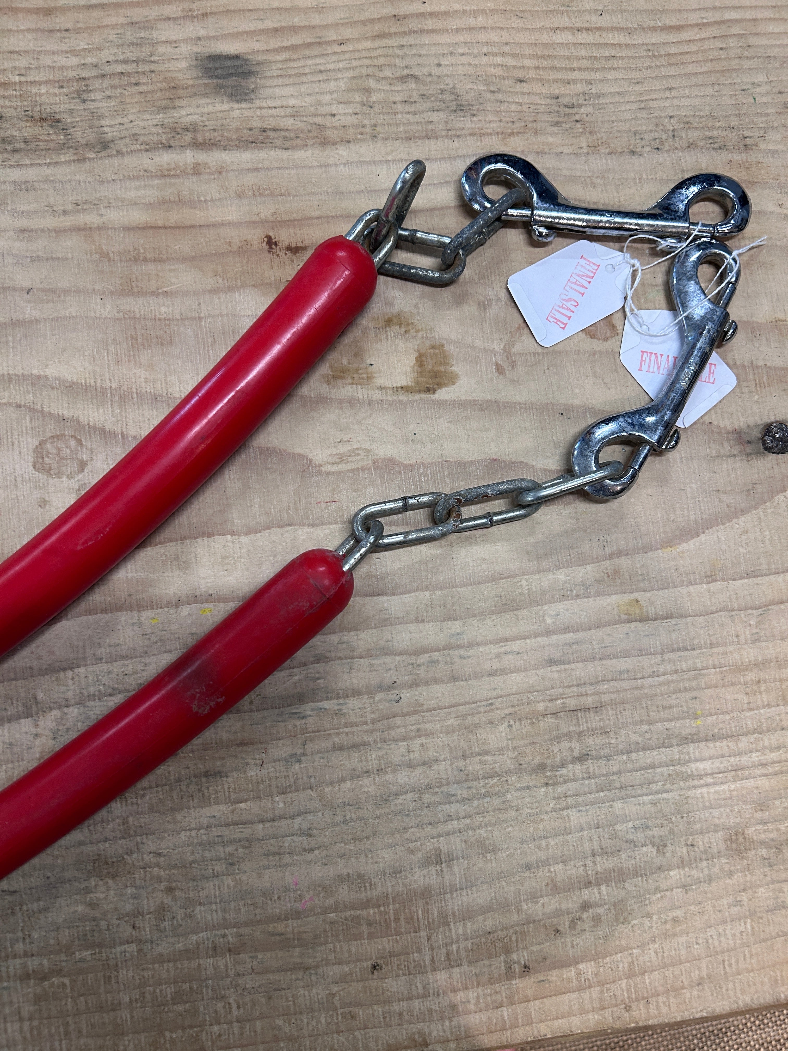 Rubber Stall Guard Red