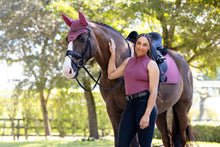 Load image into Gallery viewer, LeMieux Essence Dressage Saddle Pad Rosewood
