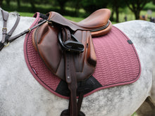 Load image into Gallery viewer, LeMieux Essence Eurojump Saddle Pad Rosewood

