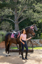 Load image into Gallery viewer, LeMieux Loire Classic Peony Close Contact Saddle Pad
