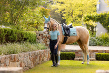 Load image into Gallery viewer, LeMieux Loire Classic Aqua Dressage Saddle Pad
