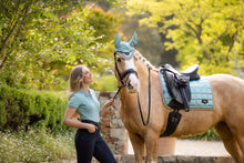 Load image into Gallery viewer, LeMieux Loire Classic Aqua Dressage Saddle Pad
