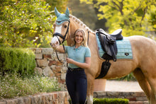 Load image into Gallery viewer, LeMieux Loire Classic Aqua Dressage Saddle Pad
