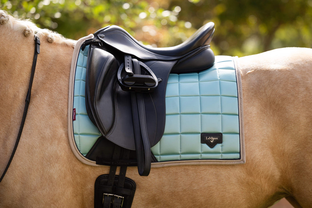 LeMieux Loire Classic Aqua Dressage Saddle Pad