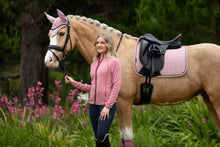 Load image into Gallery viewer, LeMieux Suede Dressage Saddle Pad Blossom
