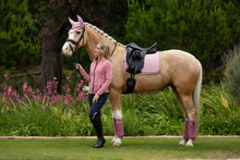 Load image into Gallery viewer, LeMieux Suede Dressage Saddle Pad Blossom
