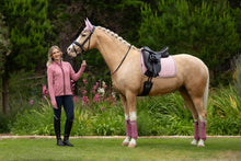 Load image into Gallery viewer, LeMieux Suede Dressage Saddle Pad Blossom
