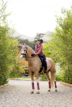 Load image into Gallery viewer, LeMieux Suede Dressage Saddle Pad Blossom
