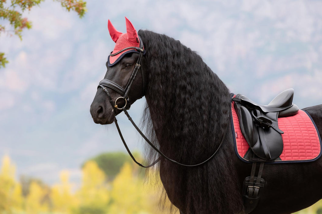 LeMieux Classic Fly Bonnet Cranberry