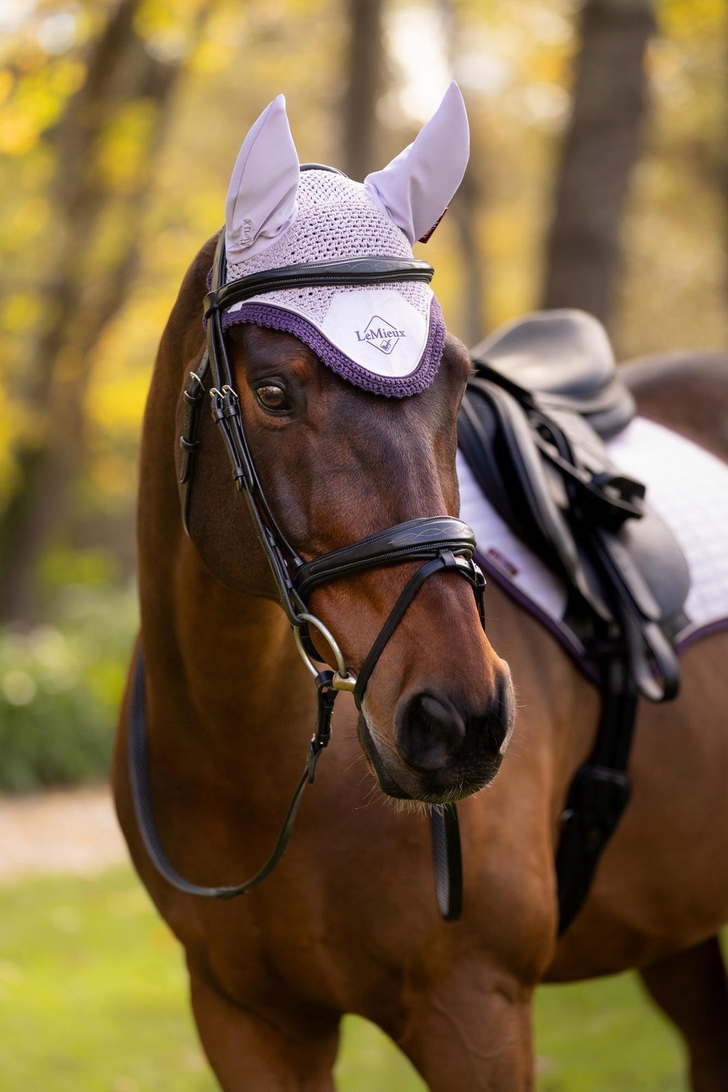LeMieux Classic Fly Bonnet Lilac