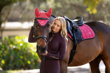 Load image into Gallery viewer, LeMieux Lorie Fly Hood Cranberry
