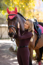 Load image into Gallery viewer, LeMieux Lorie Fly Hood Cranberry
