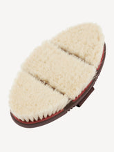 Load image into Gallery viewer, LeMieux Cranberry Flexi Goat Hair Body Brush
