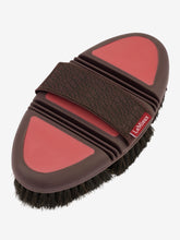 Load image into Gallery viewer, LeMieux Cranberry Flexi Horse Hair Body Brush
