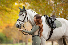 Load image into Gallery viewer, LeMieux Suede Close Contact Saddle Pad Rosemary
