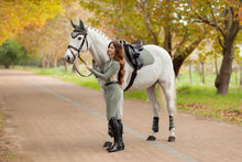 Load image into Gallery viewer, LeMieux Suede Close Contact Saddle Pad Rosemary
