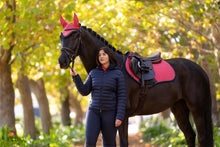 Load image into Gallery viewer, LeMieux Suede Close Contact Saddle Pad Cranberry
