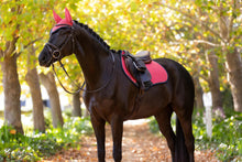 Load image into Gallery viewer, LeMieux Suede Close Contact Saddle Pad Cranberry
