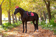 Load image into Gallery viewer, LeMieux Suede Close Contact Saddle Pad Cranberry
