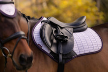 Load image into Gallery viewer, LeMieux Suede Close Contact Saddle Pad Lilac
