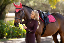 Load image into Gallery viewer, LeMieux Loire Close Contact Saddle Pad Cranberry
