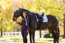 Load image into Gallery viewer, LeMieux Suede Dressage Saddle Pad Lilac
