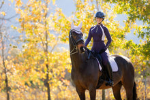 Load image into Gallery viewer, LeMieux Suede Dressage Saddle Pad Lilac
