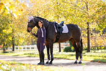 Load image into Gallery viewer, LeMieux Suede Dressage Saddle Pad Lilac
