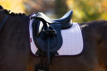 Load image into Gallery viewer, LeMieux Suede Dressage Saddle Pad Lilac
