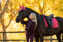 Load image into Gallery viewer, LeMieux Loire Dressage Saddle Pad Cranberry
