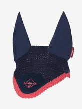 Load image into Gallery viewer, LeMieux Classic Fly Bonnet Navy Cranberry
