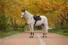 Load image into Gallery viewer, LeMieux Loire Close Contact Saddle Pad Navy Cranberry
