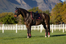 Load image into Gallery viewer, LeMieux Loire Dressage Saddle Pad Navy Cranberry
