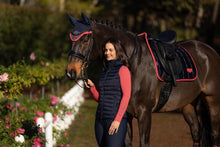 Load image into Gallery viewer, LeMieux Loire Dressage Saddle Pad Navy Cranberry
