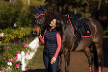Load image into Gallery viewer, LeMieux Loire Dressage Saddle Pad Navy Cranberry
