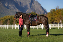 Load image into Gallery viewer, LeMieux Loire Dressage Saddle Pad Navy Cranberry
