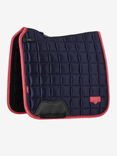 Load image into Gallery viewer, LeMieux Loire Dressage Saddle Pad Navy Cranberry
