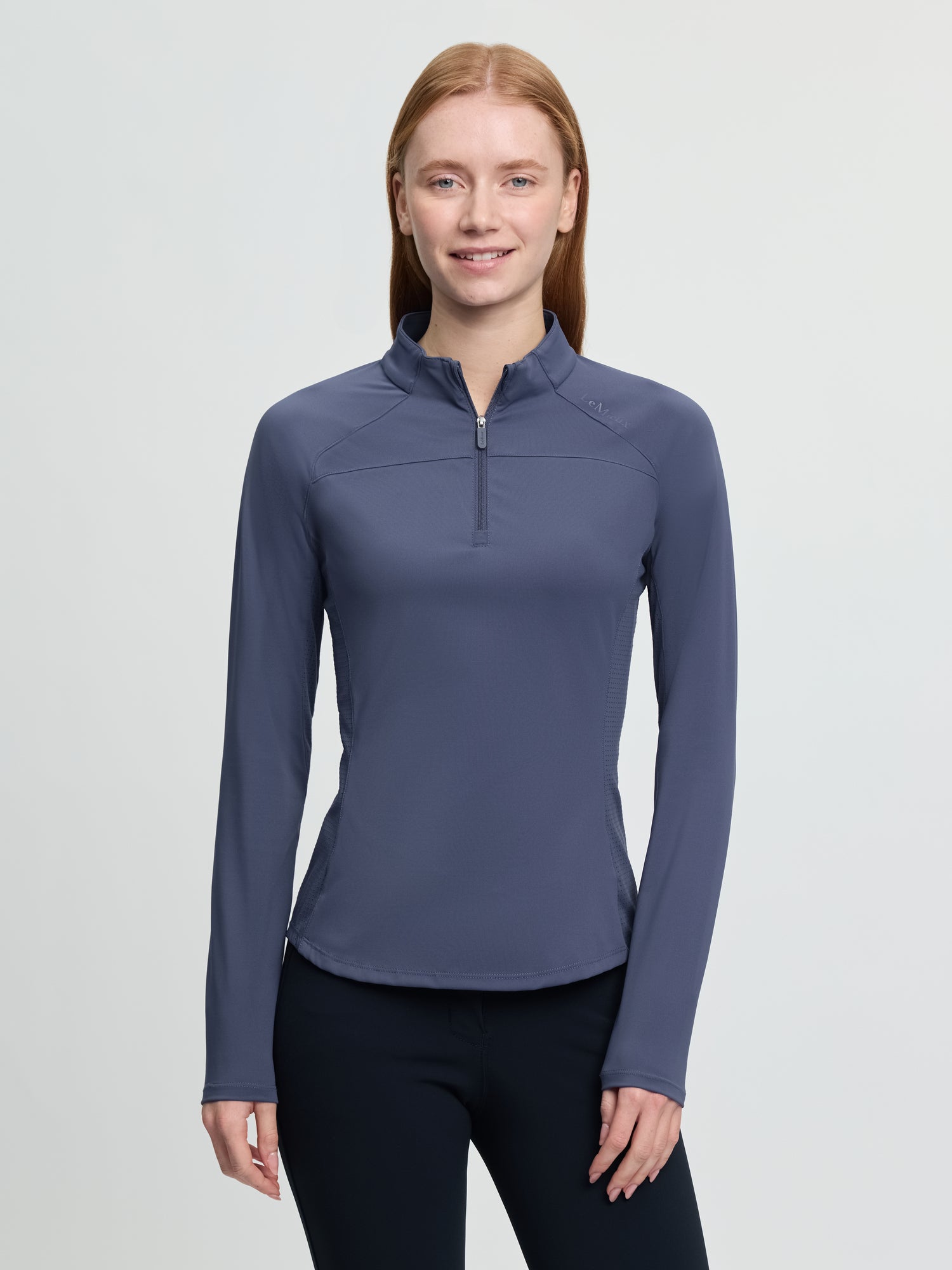 LeMieux Airflow Long Sleeve Base Layer Shadow