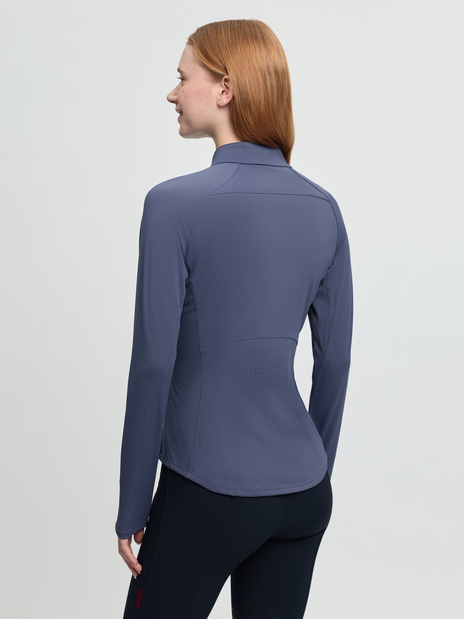 LeMieux Airflow Long Sleeve Base Layer Shadow