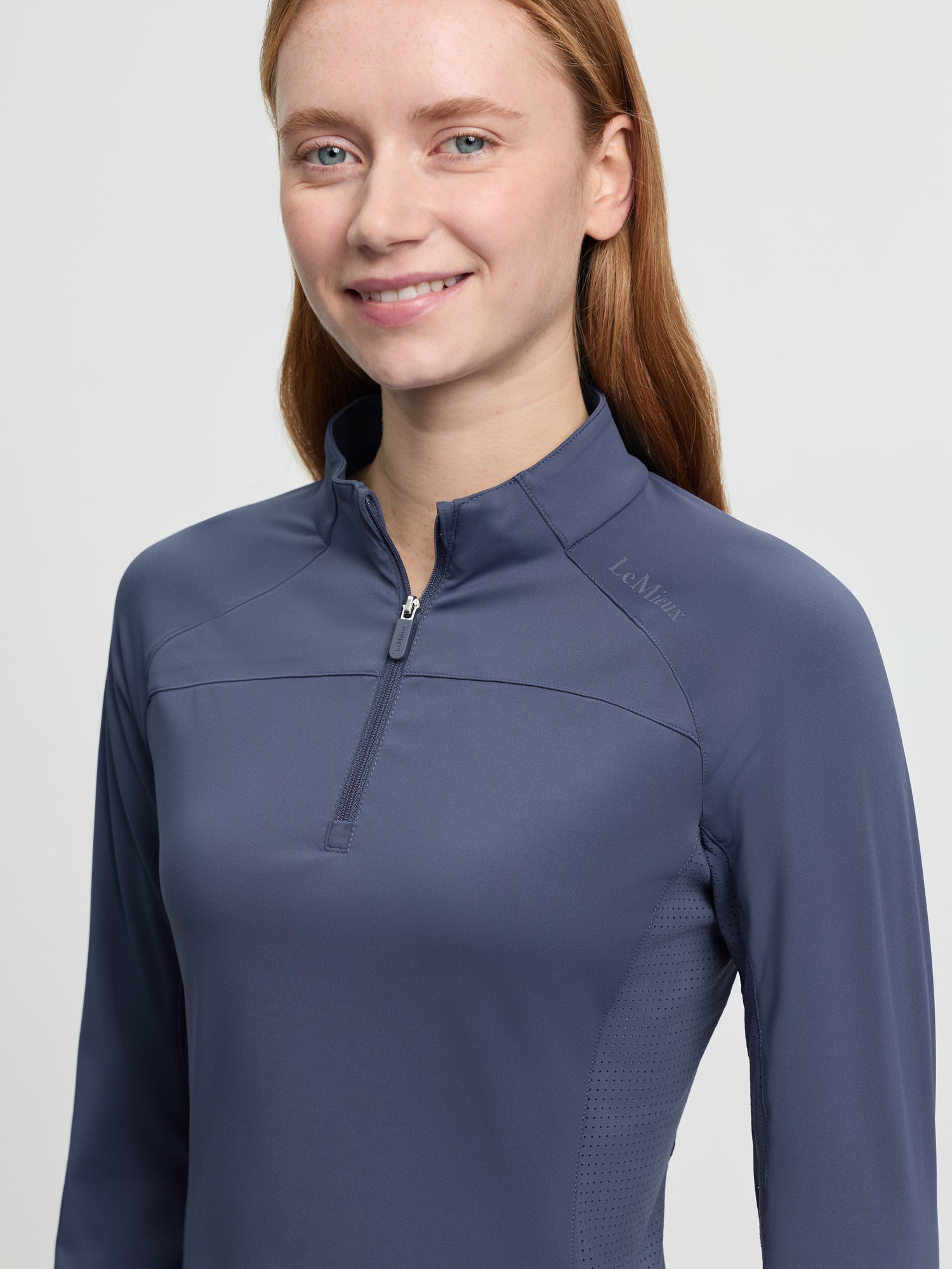 LeMieux Airflow Long Sleeve Base Layer Shadow