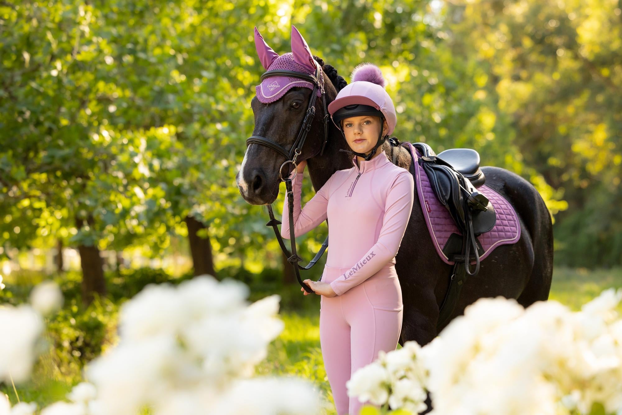 LeMieux Suede GP Saddle Pad Mallow